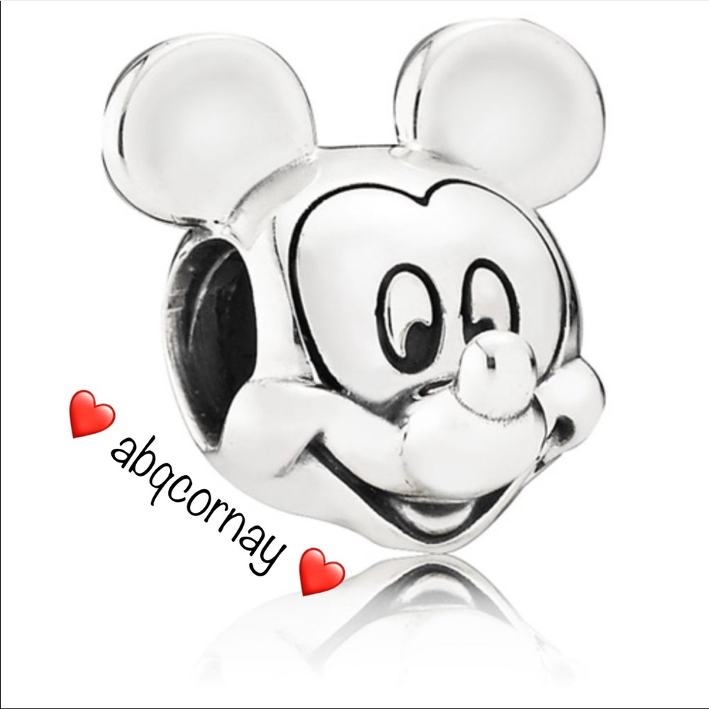 EUC Pandora 791586 Sterling Silver Mickey Mouse Portrait Disney Charm